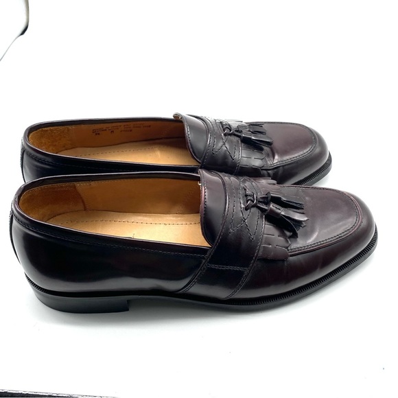 Bostonian loafers Black Leather Florentine Kilted dress shoes. SZ 9.5. NWOT main image 9